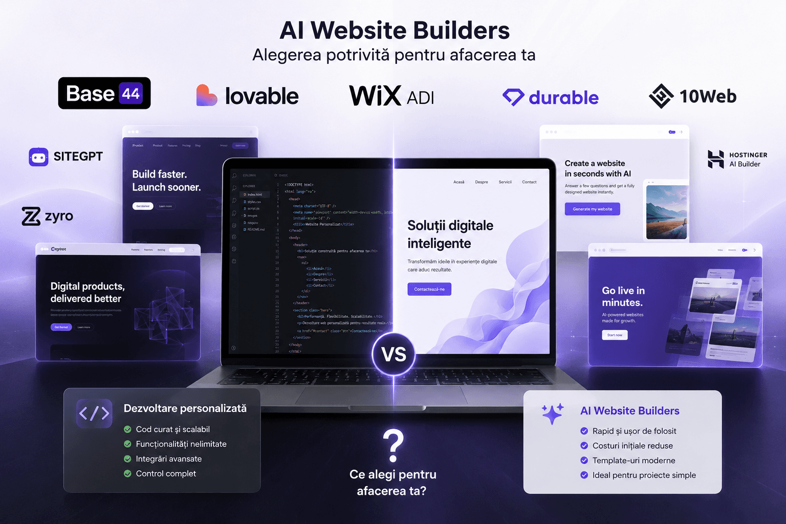 Companie de dezvoltare web sau platformă AI?